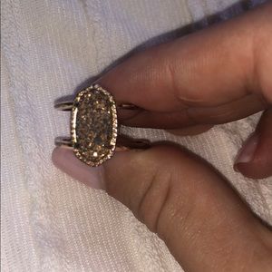Rose Gold Kendra Scott Ring